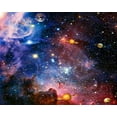 thumbnail image 4 of 3D Ceiling Paper Cosmic Starry Sky SKU# WAL0174, 4 of 9