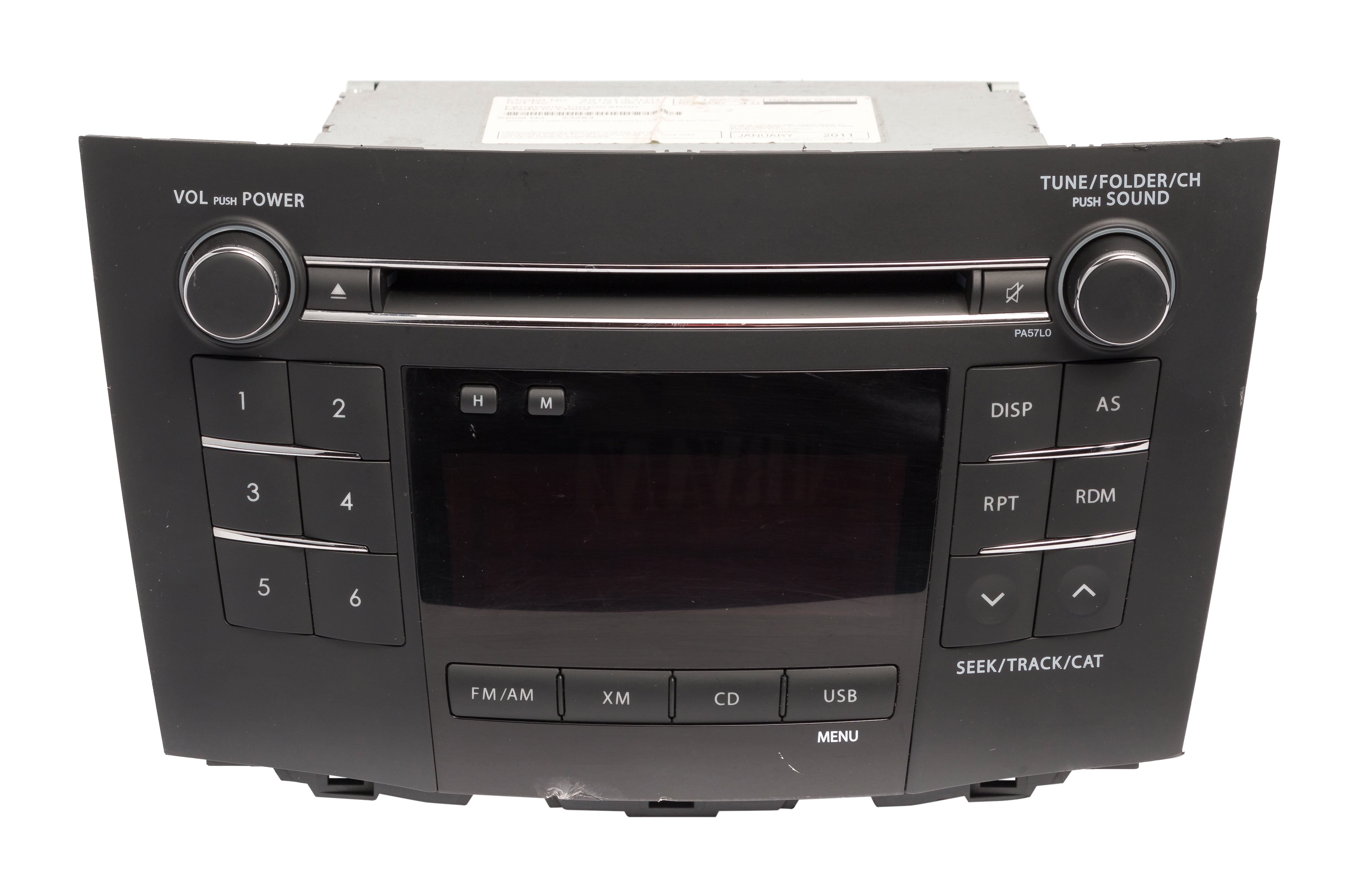 Restored 20102013 Suzuki Kizashi AMFM Radio Receiver with Single CD Player 3910157L01 (Refurbished)