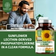 thumbnail image 5 of Premium Phosphatidylserine 400mg, Derived from Sunflower Lecithin, 120 Veg Caps, 5 of 7