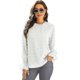 thumbnail image 1 of Blusa de gasa para mujer Camisas de cuello con volantes de manga larga Tops casuales de otoño, 1 of 4