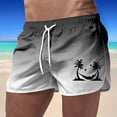thumbnail image 2 of Kcolen Mens Swim Trunks Soild Color Board Shorts Men's Stretchy Upf Mens Bathing Suit 9 Inch Inseam Soft Beach Summer Bathing Suit Beach Board Shorts, 2 of 4