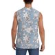 thumbnail image 4 of Fotbe Lily Flower Men's Camiseta sin Mangas Estampada para Hombres, Playera Casual para Gimnasio, Entrenamiento, Playa-XX-Large, 4 of 7