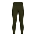 thumbnail image 5 of Feathers Women's and Women's Plus Active Fleece Leggings, 7-Pack, Sizes S-4X, 5 of 11
