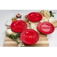thumbnail image 4 of Way to Celebrate 4pk Red Ceramic Appetizer Plates, 4 of 13