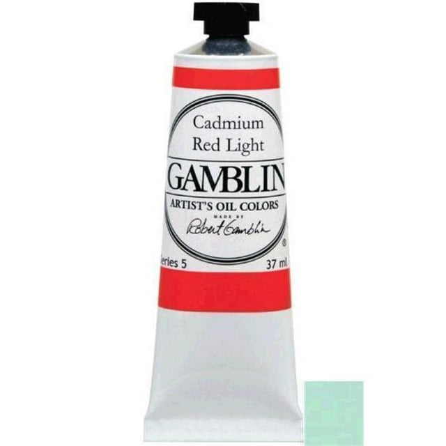 Gamblin G1880 37ml Artists Grade Oil Color - Radiant Turquoise