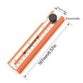 thumbnail image 2 of Adjustable Positioning Marking Protractor Tool, Multifunctional Depth Measuring Ruler with Angle Marking 15°-90°, Level & Fixed Point Marking, Angle Finder Woodworking Ruler, for Carpenters, 2 of 7