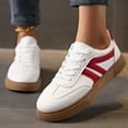 thumbnail image 2 of CHICVOMEY Vintage Sneakers for Women Casual Lace-Up Walking Sneakers Fashion Women Sneakers with Memory Foam Insole Non-Slip Tennis Shoes, 2 of 6