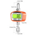 thumbnail image 2 of Industrial-Grade 1000kg Electronic Hook Scale with Temperature & Humidity Measurement, Remote Control, and LCD Display - Compact, Durable, and Multi-Functional (Batteries Not Included, Blue), 2 of 6
