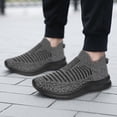 thumbnail image 4 of Zapatos para correr para hombre Zapatos deportivos de malla transpirable para primavera/verano (gris oscuro 40) Ehuebsd Tenis De Mujer Tenis De Hombre, 4 of 5