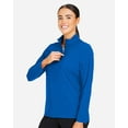thumbnail image 2 of Devon & Jones DG410W Women's CrownLux Performance Windsor Welded Quarter-Zip Pullover-French Blue-S, 2 of 6