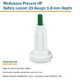 thumbnail image 3 of McKesson Prevent HP Safety Lancet 21 Gauge Needle 1.8 mm Depth 20 Box(s), 100 /Box, 3 of 4