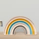 thumbnail image 4 of iris , bloque de de adorno de juguete apilable, artesanía decorativa creativa para decoración de , estanterías, accesorios , Blanco Hugo Arco iris de madera, 4 of 7