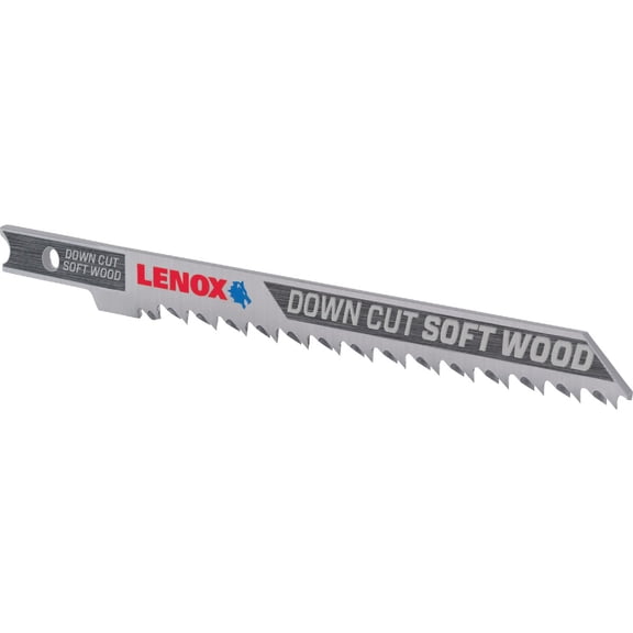 LENOX Tools 1991389 U-Shank Down Cutting Wood Jig Saw Blade, 4" x 5/16" 10 TPI, 3 Pack