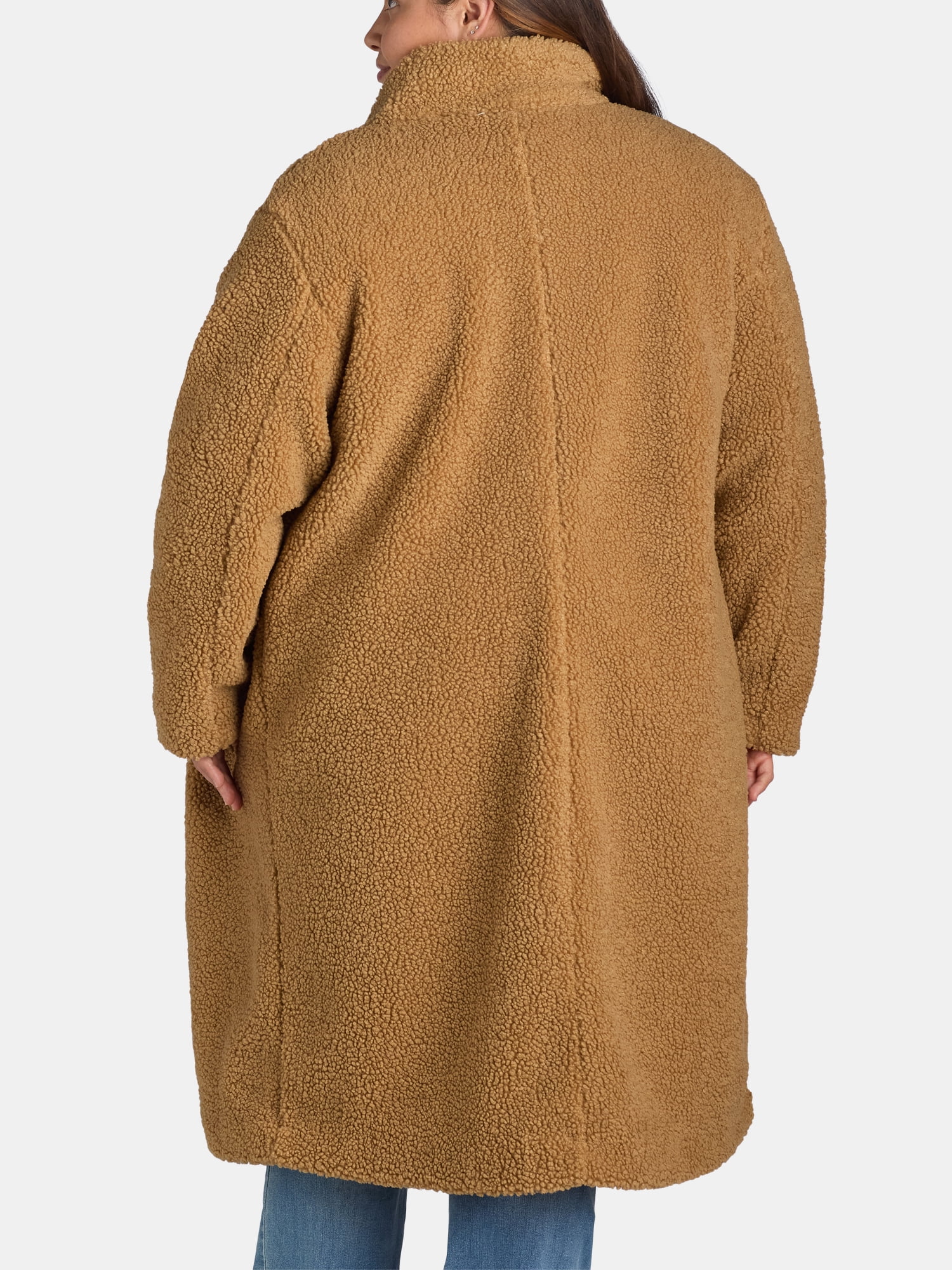 time and tru teddy bear coat