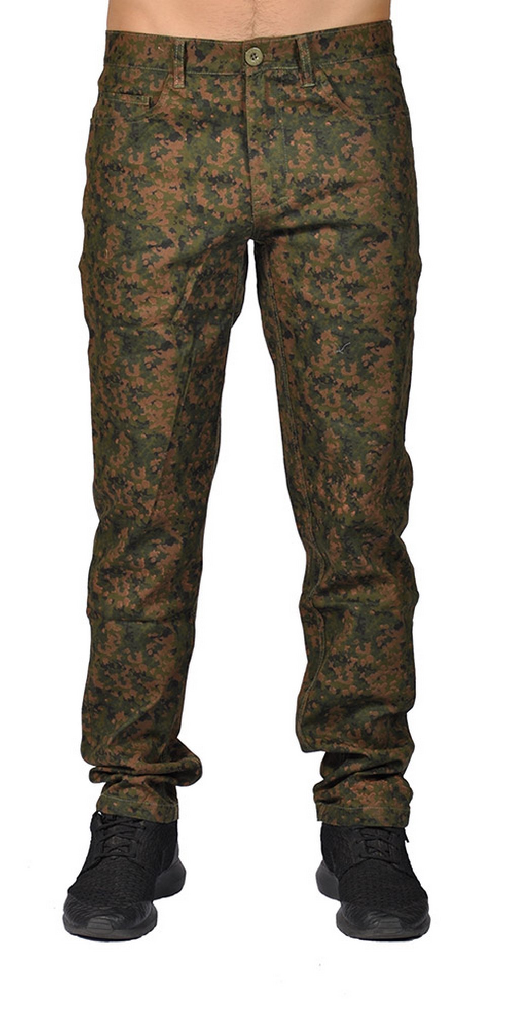 camo chino joggers