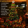 thumbnail image 3 of Decoraciones navideñas Aokudoni, 3,8 m, 350 luces LED en forma de cascada, 3 of 6
