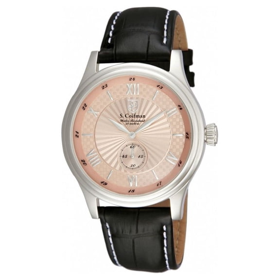 S. Coifman Men's Blush Dial Quartz Watch SC0293