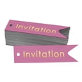 thumbnail image 1 of Inkdotpot Gold Foil Paper Hang Tags Invitation Party Favor Tags 50 Pieces, 1 of 1