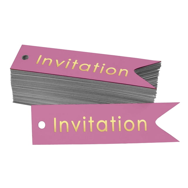 Inkdotpot Gold Foil Paper Hang Tags Invitation Party Favor Tags 50 Pieces