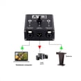 thumbnail image 3 of Selector Manual de Fuente de Audio Balanceada XLR Pasiva de 2 Entradas y 1 Salida o 1 Entrada y 2 Salidas para Micrófono y Mezclador de Tarjeta de Sonido., 3 of 5