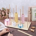 thumbnail image 2 of 1 Juego de organizador de cintas de madera con soporte para carretes, organizador de cinta adhesiva y soporte para carretes de alambre., 2 of 5