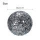 thumbnail image 2 of Uxcell 3Pcs Bolas de Vidrio Decorativas de 3.15 pulgadas, Bolas de Centro de Mesa, Bolas de Vidrio Mosaico para Decorar Cuencos, Plata Negra, 2 of 5