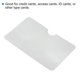 thumbnail image 4 of Uxcell Funda Protectora de Apertura Ancha Fundas para Tarjetas de Crédito con Bloqueo RFID Blanca 30Pack, 4 of 5
