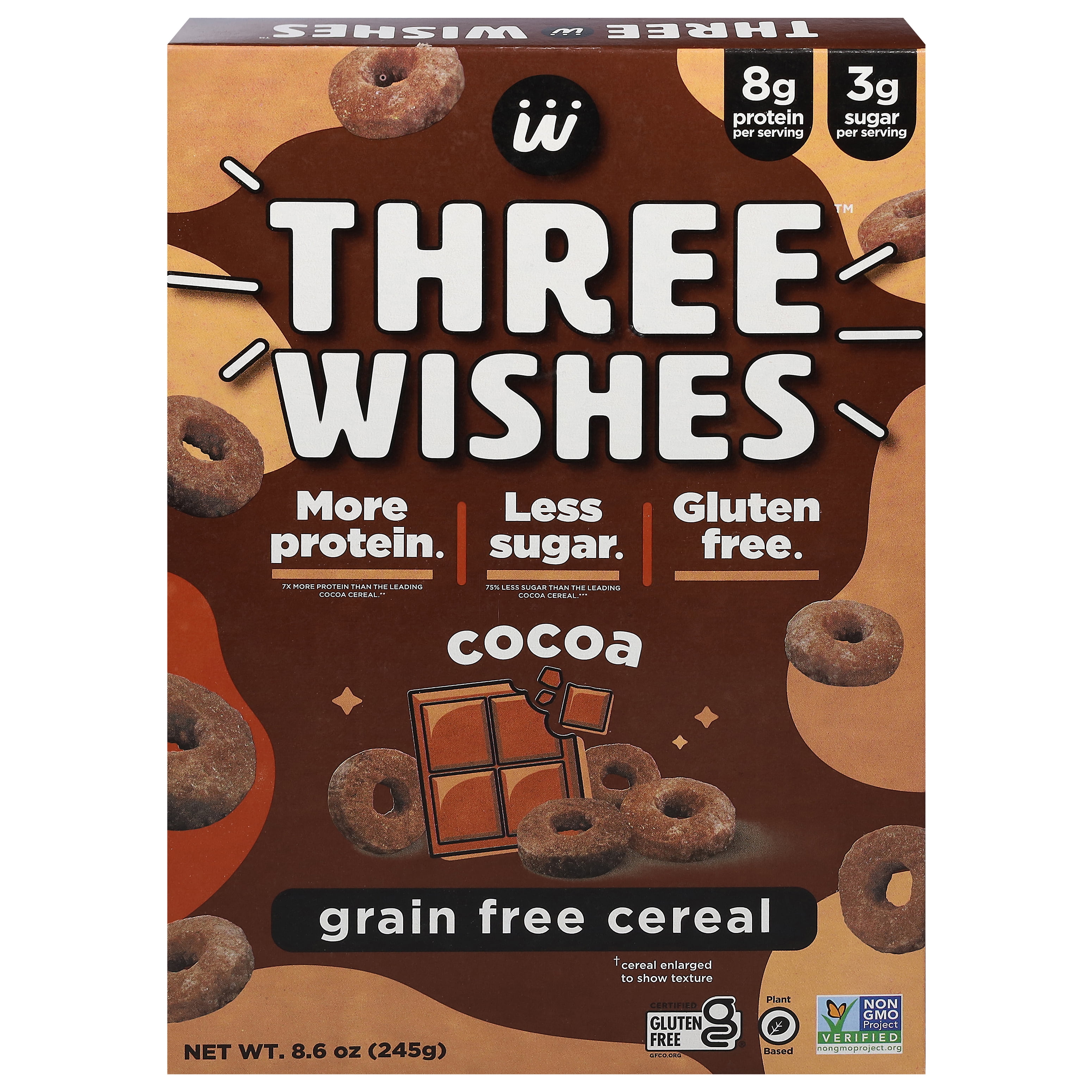 Three Wishes Grain Free Cereal Unsweetened - 8.6 oz (245 g), 8.6 oz - Kroger