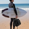 thumbnail image 5 of SUN CUBE Wetsuit Changing Mat, Waterproof Surf Bag, Drawstring Wetsuit Bag, Surfing Accessories for Kayakers, Dry Bag for Beach, Durable Compact No Leak Mat for Scuba (Black), 5 of 7