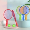 thumbnail image 4 of Geetinfly Kids Badminton Rackets Set Children Tennis Racquets Toy With Balls For Boys Girls Birthday Xmas Gifts, 4 of 6