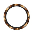 thumbnail image 1 of Balery Maple Forest Panda Fundas elásticas antideslizantes para volante, funda protectora universal para hombre y mujer, 15 pulgadas, accesorios para coche., 1 of 6
