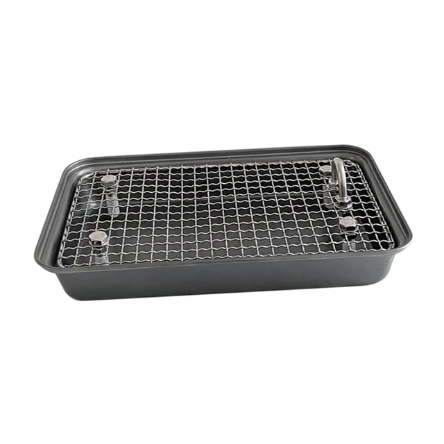 Ruiboury Anti Overturn Litter Tray Toilet For Bunnies With Stainless Steel Removable Base And Easy Maintenance Features Smooth