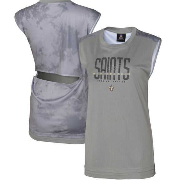 Women's Outerstuff Gray New Orleans Saints No Sweat Tank Top