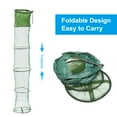 thumbnail image 4 of Uxcell 79"x13" Fishing Cage Basket Collapsible Fishing Bait Mesh Nylon Fish Keeping Net with Anchor Bolt, 4 of 6