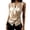 Beige, variant on Women's Wrap V Neck Side Drawstring Satin Sleeveless Tank Tops Silky Ruched Waist Solid Color Dressy Camis for Business Office Cocktail Night Out Daily(Black, XXL)