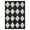 Softer|Black, variant on Hasoo Washable Indoor Rugs 5x7 Geometric Rugs for Living Room Modern Trellis Carpet for Bedroom, Black