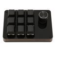 thumbnail image 1 of Custom Keyboard, Hot Swappable Mechanical Gaming Keypad 9 Keys 1 Knob Acrylic  For Music For Office, 1 of 8