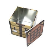 Minecraft Crafting Table 4-Inch Tin Storage Box Cube Organizer with Lid