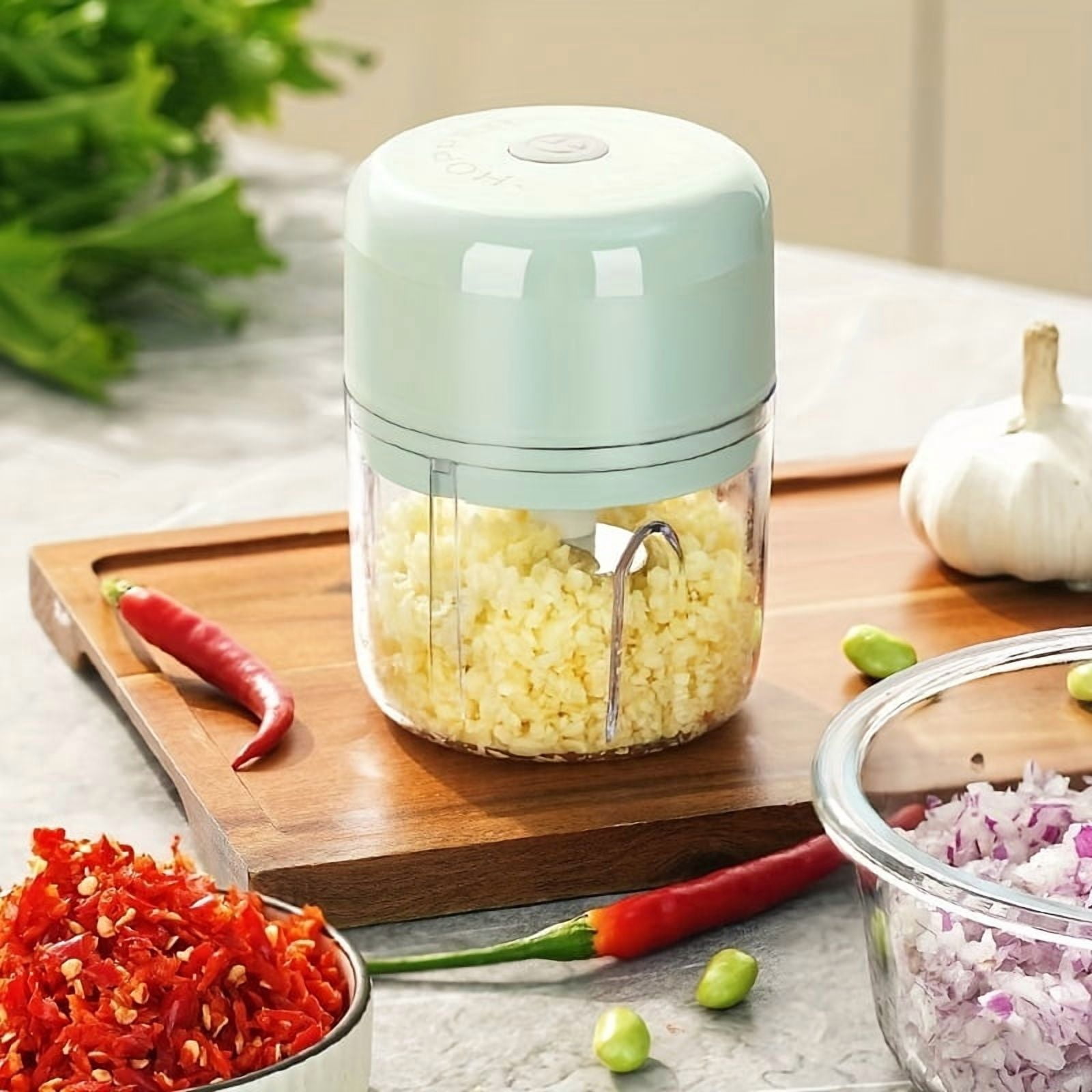 Multifunctional Vegetable Chopper And Garlic Press
