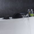 thumbnail image 6 of sumerain High Flow Roman Tub Faucets Oil Rubbed Bronze,Waterfall Tub Filler Faucet Deck Mounted, 6 of 15