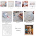 thumbnail image 3 of Paint by Numbers Kit for Adults, Cute Ginger Kitten With Yarn Balls Paint by Numbers, Easy Paint by Numbers Kit for Adults Beginner, DIY Adult Paint by Number Kits on Canvas, 12x16in Home Decor, 3 of 7
