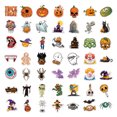 thumbnail image 3 of 100 pegatinas de tema de calabaza de Halloween que no se repiten, pegatinas de vinilo impermeables para fiestas, para botella de agua, portátil, monopatín, equipaje, artes y manualidades, recuerdos de fiesta Zhivalor BST3137843, 3 of 6