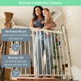 thumbnail image 3 of Summer Infant Metal Banister and Stair Safety Gate, 32.5" Tall x 32" to 48" Wide, White, 3 of 8