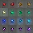 thumbnail image 4 of FSLiving Remote Control Acrylic Wall Sconce Battery Wall Hanging Wall Lamp No Wiring Needed, Color Changing Dimmable and RGB LED with 3D Simulated Butterflies for Home Decor Gallery, Blue, 4 of 9