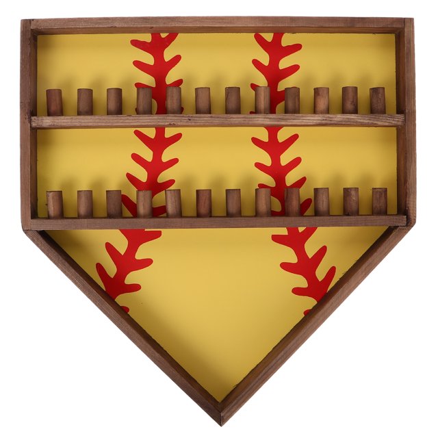 KAKOWELY ring Wall-Mounted Medal Display Holder Champion Ring Display Case Baseball Ring Case Hanging Medal Display Ring Display Case Baseball Softball Ring Holder