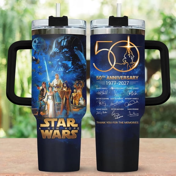 Star Wars Tumbler 40Oz, Disney Movie Tumbler, Galaxy Edge Tumbler, Disneyland Insulated Tumbler, 50Th Anniversary Cup,Magic Kingdom Cup