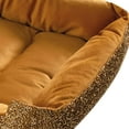 thumbnail image 3 of Pet Bed, Sparkling Rhinestones, Soft, Comfortable Velvet, for Lounging Dogs, Cats, Pets, Gold, Small, Sold Individually, 3 of 7