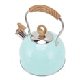 thumbnail image 2 of Whistling Tea Kettle, Portable Teapot 304 Stainless Steel Safe  Cover 2.5L Capacity With Handle For Household Use, 2 of 8