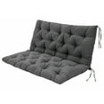 thumbnail image 5 of YEERSWAG 42" x 40" Dark Grey Outdoor Bench Cushion, Polyester, Anti-Fading, Waterproof, 5 of 10