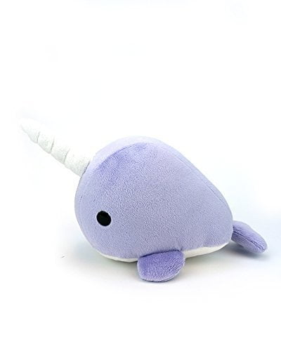 Purple narwhal stuffed animal top